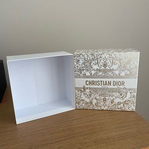 NEW - Gold Dior Gift Box (Empty)